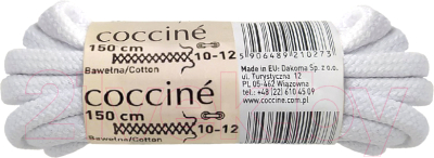 Изображение товара Шнурки для обуви Coccine Band / SZNN/150/BIA/5B (150см, 5B хлопок белый)