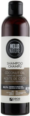 Шампунь для волос Hello Nature Coconut Oil (300мл)