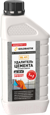 Удалитель цемента Goldbastik BL 41 концентрат 1:3 (1л)