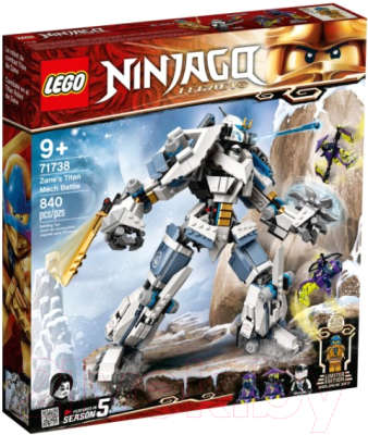 Конструктор Lego Ninjago Битва с роботом Зейна / 71738