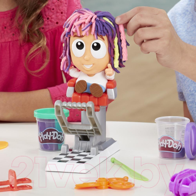Набор для лепки Hasbro Play-Doh Сумасшедшие прически / F12605L0