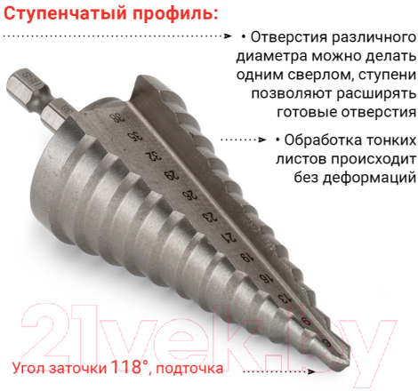 Сверло Vira Rage 554003 — фото 2