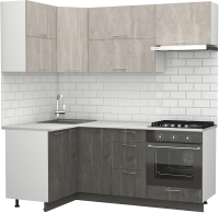 

Готовая кухня S-Company, Клео крафт 1.2x2.0 левая