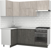 

Готовая кухня S-Company, Клео крафт 1.2x2.1 левая