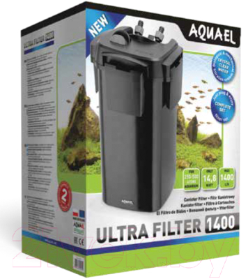 Фильтр для аквариума Aquael Ultra 1400 / 122607 (внешний)