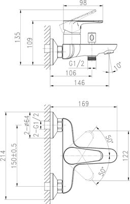 Смеситель Cersanit Cersania 63031