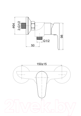 Смеситель Cersanit Cersania 63032