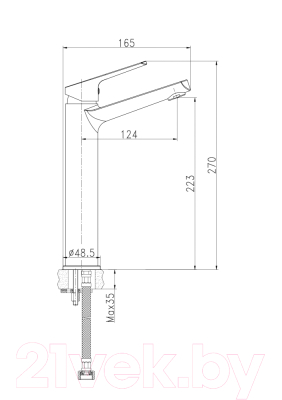 Смеситель Cersanit Flavis 63038