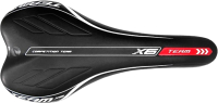 Сиденье велосипеда DDK 525 Team X6 (черный/белый/красный) - 