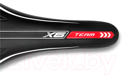 Сиденье для велосипеда DDK 525 Team X6 (черный/белый/красный)