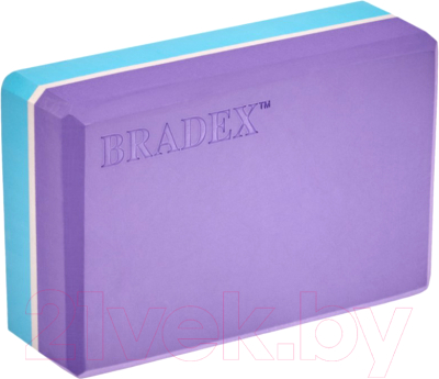 Блок для йоги Bradex SF 0732 (фиолетовый)