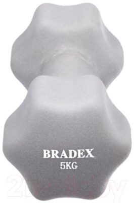 Гантель Bradex SF 0545 (5кг, серый)