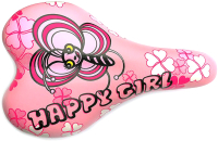Сиденье велосипеда DDK Happy Girl / 1217A (розовый) - 