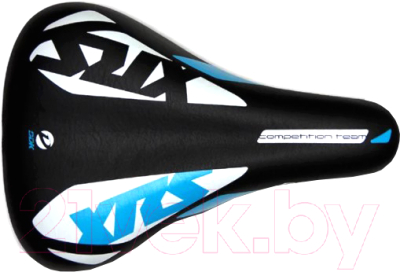 Сиденье для велосипеда DDK XRS / 1212A (черный/белый/синий)