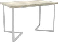 Обеденный стол Hype Mebel Дельта раздвижной 110x70 (белый/древесина белая) - 