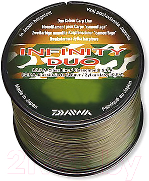 

Леска монофильная Daiwa, Зелено-коричневый, Infinity Duo Camo 0.33мм 1060м / 12988-133