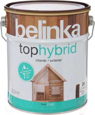 

Лазурь для древесины Belinka, Темно-коричневый, Tophybrid №4
