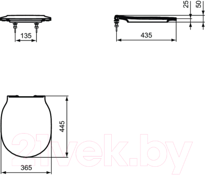 Унитаз подвесной с инсталляцией Ideal Standard Connect Air P211601 (E047901+E712701+R0309AA)