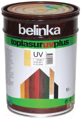 

Лазурь для древесины Belinka, Бесцветный, Toplasur UV+