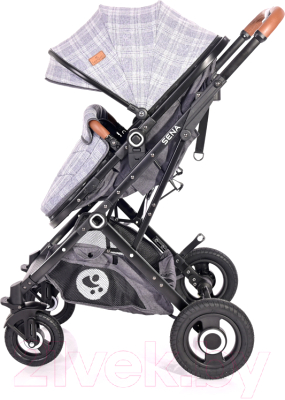 Детская универсальная коляска Lorelli Sena 2 в 1 Grey Squared / 10021602000