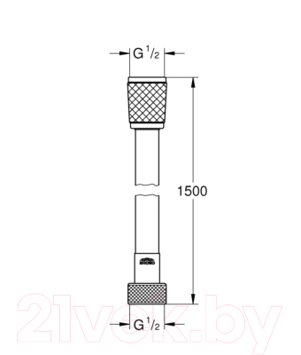 Душевой шланг GROHE Relexaflex 45973001