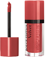 

Жидкая помада для губ Bourjois, Rouge Edition Velvet 04 Peach Club
