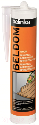 Герметик акриловый Belinka Beldom Wood (300мл, ясень)
