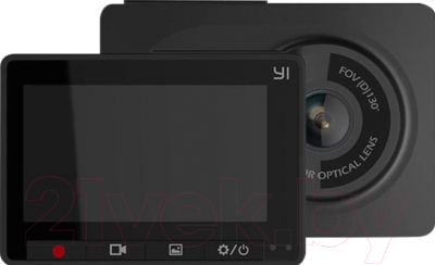 Автомобильный видеорегистратор YI Smart Dash Camera (черный)