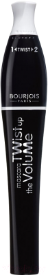 

Тушь для ресниц Bourjois, Черный, Twist Up The Volume 2 в 1 объемная 21 черный