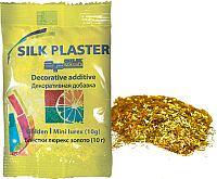 Блестки для жидких обоев Silk Plaster Полоска мини (10гр, золото) - 