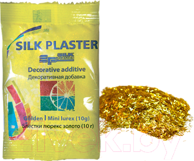 Блестки для жидких обоев Silk Plaster Полоска мини (10гр, золото)