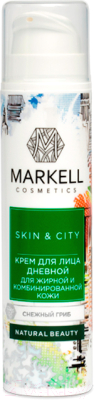 Крем для лица Markell Снежный гриб для жирной и комбинированной кожи дневной (50мл)
