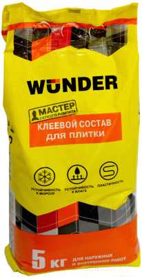 Клей для плитки Wunder Универсальный (5кг)