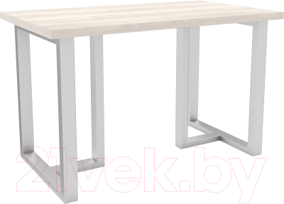 Обеденный стол Hype Mebel Триног 110x70 (белый/древесина белая)