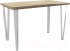 Обеденный стол Hype Mebel Польский 110x70 (белый/дуб галифакс натуральный) - 