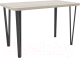 Обеденный стол Hype Mebel Польский 110x70 (черный/древесина белая) - 