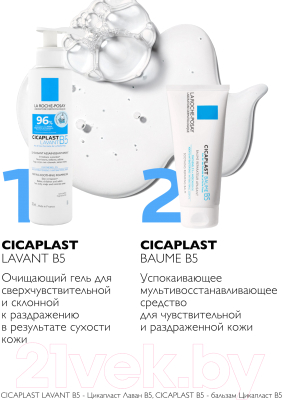 Гель для умывания La Roche-Posay Cicaplast Lavant B5 для лица и тела очищающий (200мл)