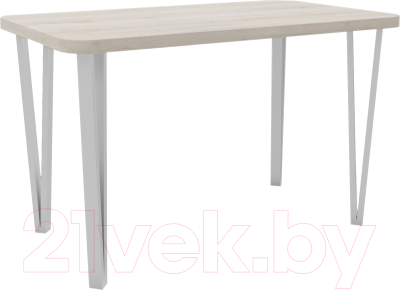 Обеденный стол Hype Mebel Польский 110x70 (белый/древесина белая)