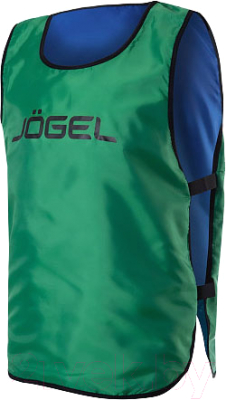 Манишка футбольная Jogel Reversible Bib (YM, синий/зеленый)