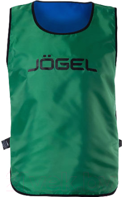 Манишка футбольная Jogel Reversible Bib (YM, синий/зеленый)
