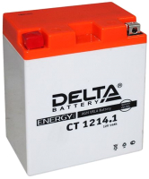 Мотоаккумулятор DELTA AGM СТ 1214.1 YB14-BS / YTX14AH / YTX14AH-BS (14 А/ч) - 