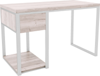 Письменный стол Hype Mebel Дэск 110x50 (белый/древесина белая) - 