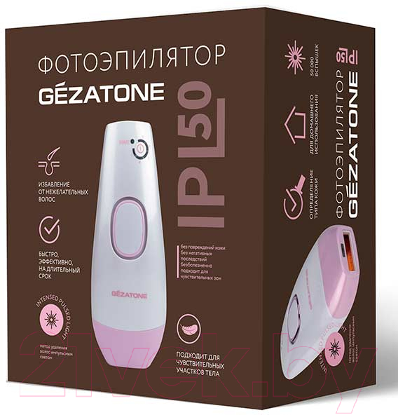 Фотоэпилятор Gezatone IPL 50 (50K) / 1301237