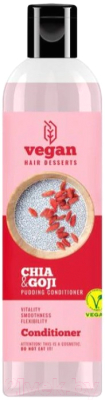 

Кондиционер для волос Vegan, Hair Desserts Chia & Goji Pudding
