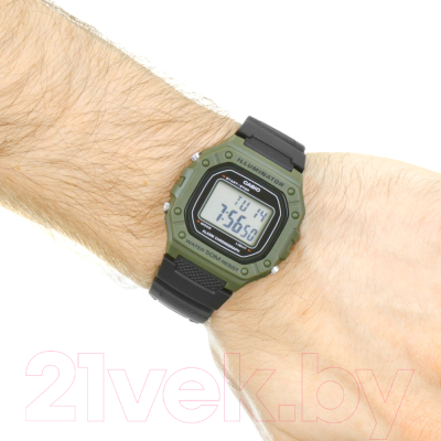Часы наручные мужские Casio W-218H-3AVEF