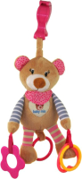 Прорезыватель для зубов Baby Mix Alexis II Медвежонок / 33251 (розовый) - 