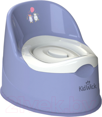 Детский горшок Kidwick Гигант / KW060502 (фиолетовый/белый)