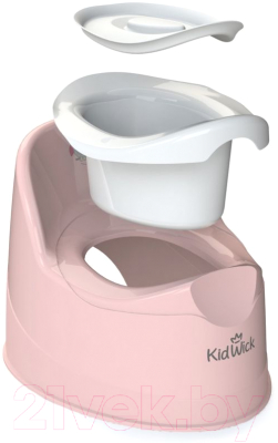 Детский горшок Kidwick Гранд / KW050302 (розовый/белый)