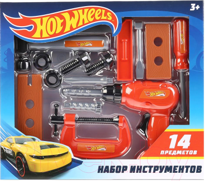 Набор инструментов игрушечный Играем вместе Hot Wheels / 1605K325-R2