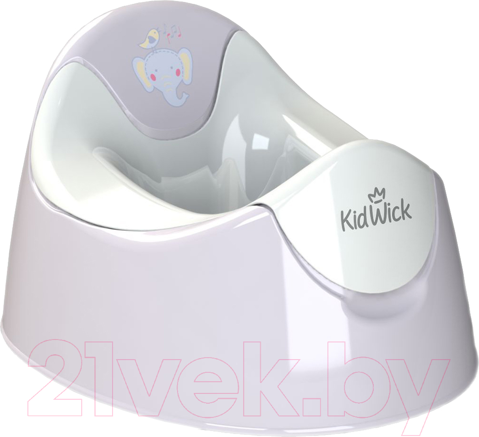 Детский горшок Kidwick Трио / KW090401 (серый/белый)